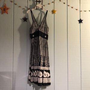 Black and white dress